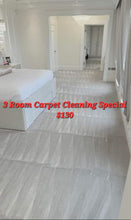 Load image into Gallery viewer, 3 room Carpet Cleaning Special $130 Get a Free Hallway.   Restore the beauty of your Carpets.
