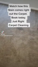 Load and play video in Gallery viewer, 3 room Carpet Cleaning Special $130 Get a Free Hallway.   Restore the beauty of your Carpets.