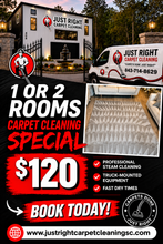 Load image into Gallery viewer, Professional Carpet cleaning -1 or 2 Room Carpet Cleaning $120-Professional Carpet cleaning Goose Creek Moncks Corner,Ladson,North Charleston
